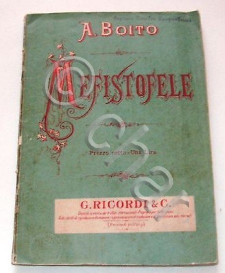 Libretto Opera Mefistofele Boito 1936 Scene
