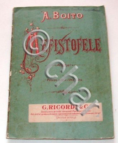 Libretto Opera Mefistofele Boito 1936 Scene