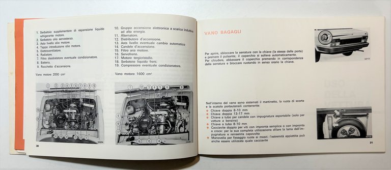 Libretto Uso e Manutenzione - FIAT 132 - ed. 1979