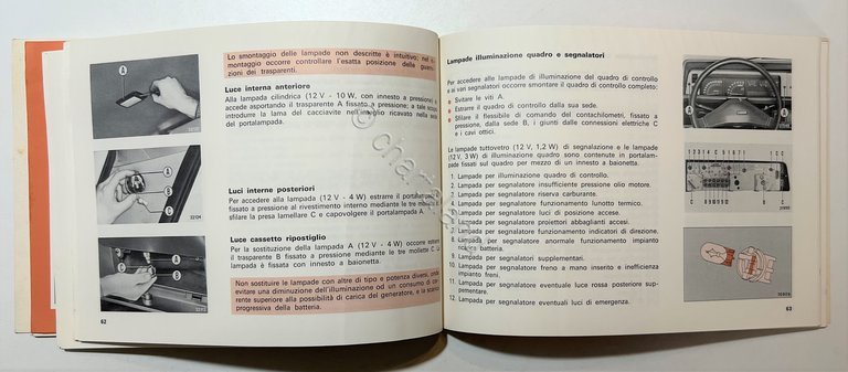 Libretto Uso e Manutenzione - FIAT 132 - ed. 1979