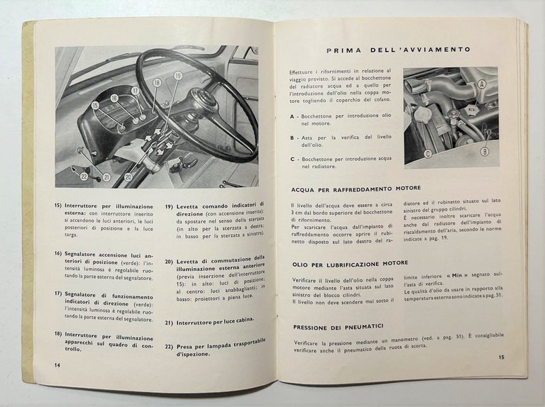 Libretto Uso e Manutenzione FIAT - Furgone - Camioncino 1100 …
