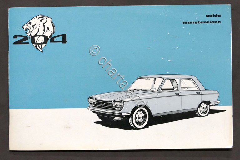 Libretto uso e manutenzione Peugeot 204 - ed. 1965 | Immagine Gallery 2