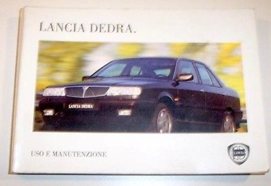 Libretto Uso Manutenzione Lancia Dedra - 1994 | Immagine principale