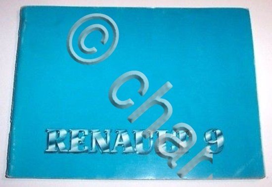 Libretto Uso Manutenzione Renault 9 - ed. 1983
