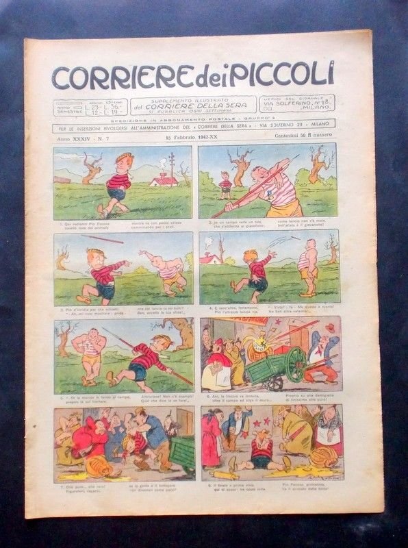 Libri per ragazzi - Corriere dei Piccoli - Anno XXXIV … | Immagine principale