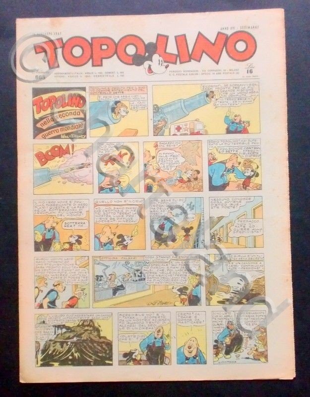 Topolino giornale - Numero 665 - Anno XVI - Novembre …