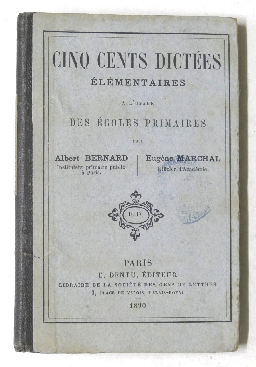 Libri ragazzi - Cinq Cents Dictées Elementaires - Ecoles Primaires … | Immagine principale