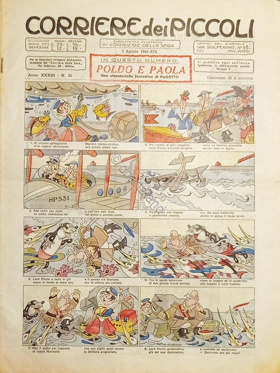 Libri Ragazzi - Corriere dei Piccoli - N. 31 - …