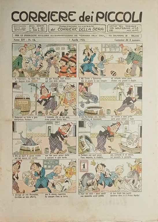 Libri Ragazzi - Corriere dei Piccoli N. 13 - 1923 …