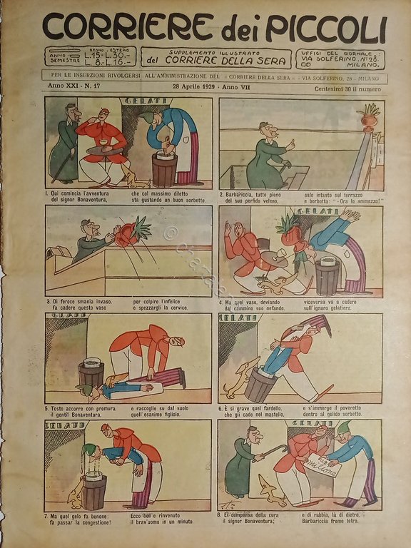 Libri Ragazzi - Corriere dei Piccoli N. 17 - 1929 …