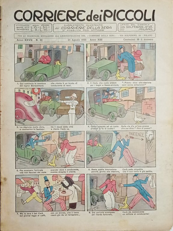 Libri Ragazzi - Corriere dei Piccoli N. 32 - 1935 …
