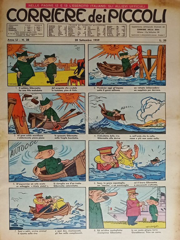 Libri Ragazzi - Corriere dei Piccoli N. 38 - 1959 | Immagine Gallery 1
