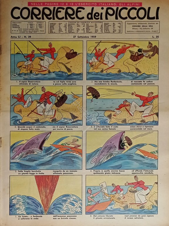 Libri Ragazzi - Corriere dei Piccoli N. 39 - 1959 … | Immagine Gallery 1