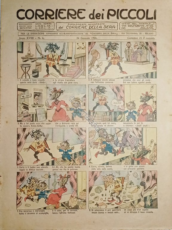 Libri Ragazzi - Corriere dei Piccoli N. 4 - 1926 …