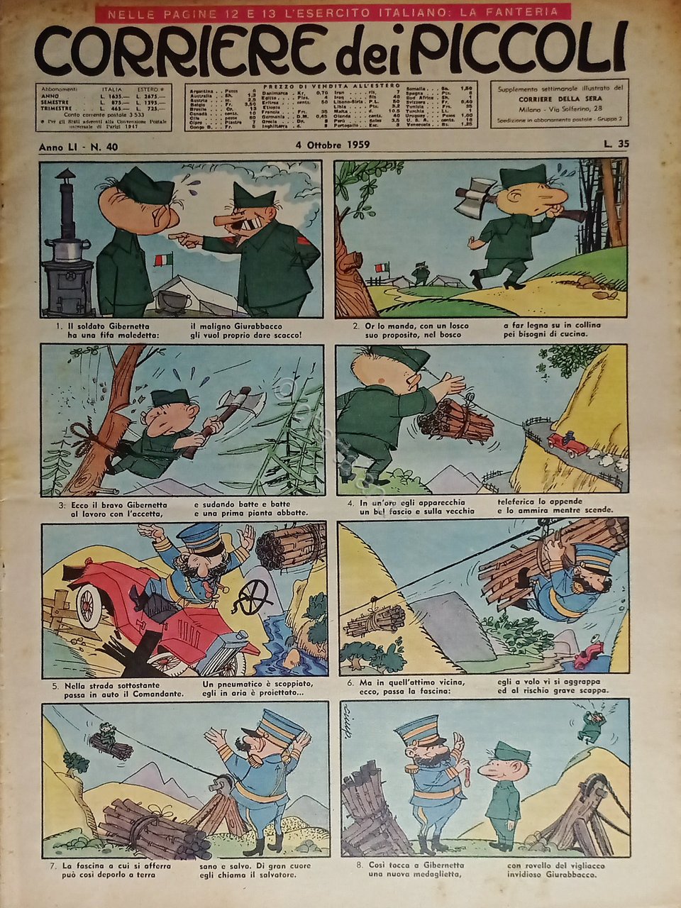 Libri Ragazzi - Corriere dei Piccoli N. 40 - 1959