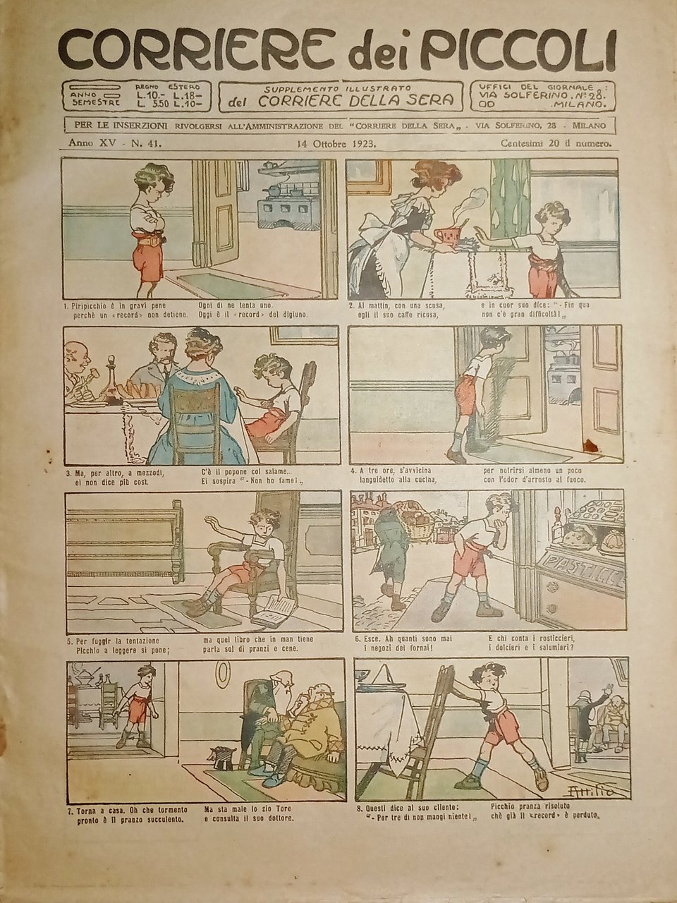 Libri Ragazzi - Corriere dei Piccoli N. 41 - 1923 …