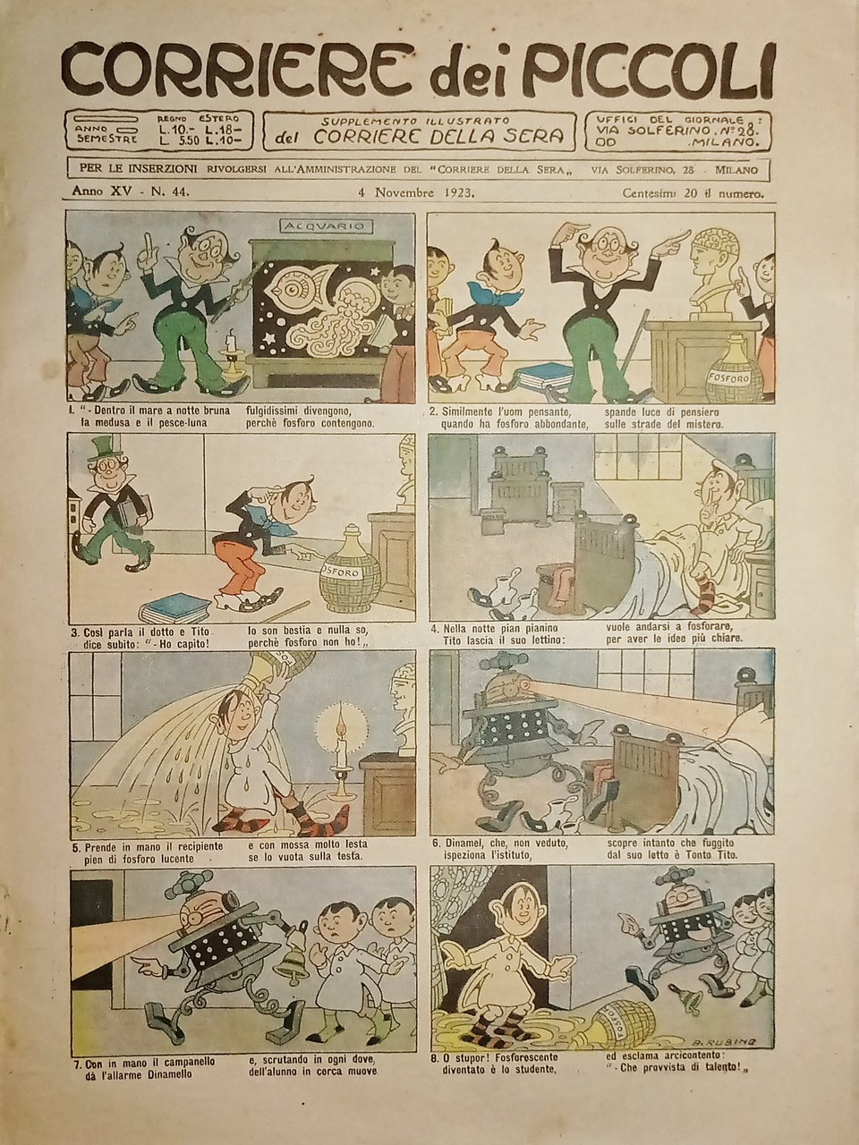 Libri Ragazzi - Corriere dei Piccoli N. 44 - 1923 …