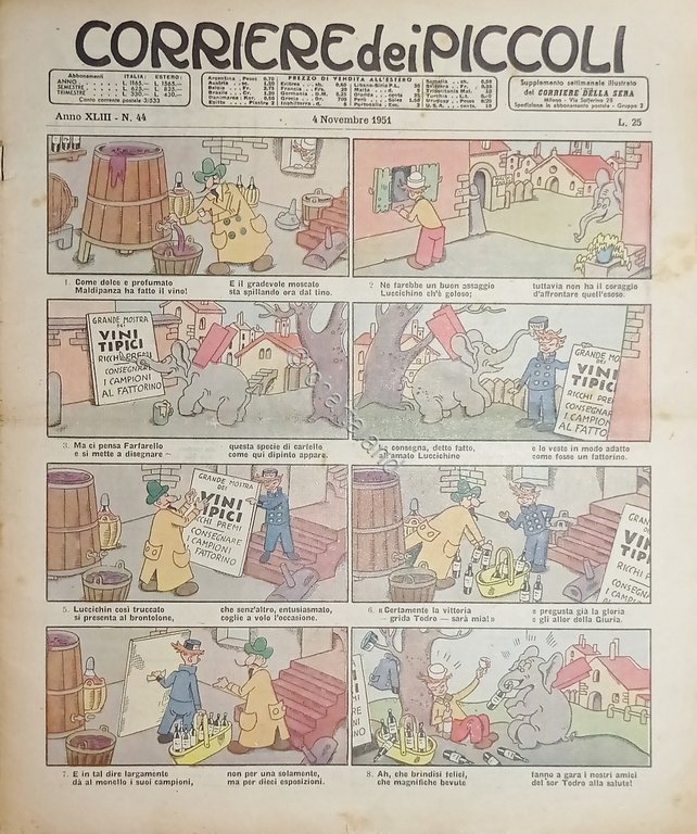 Libri Ragazzi - Corriere dei Piccoli N. 44 - 1951
