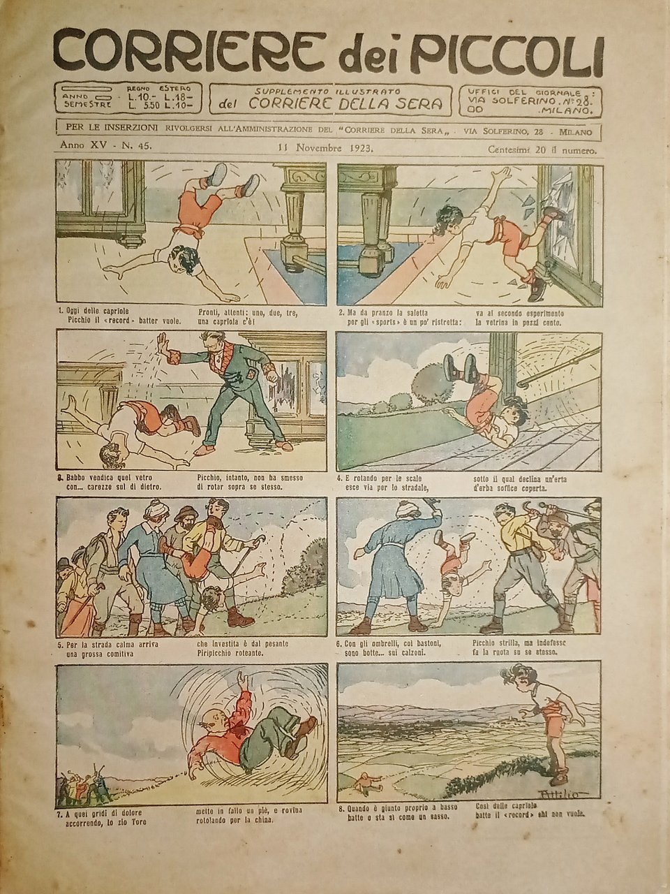 Libri Ragazzi - Corriere dei Piccoli N. 45 - 1923 …