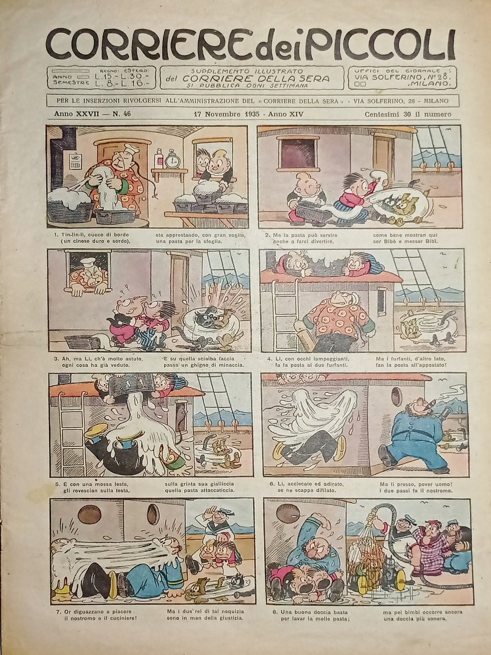 Libri Ragazzi - Corriere dei Piccoli N. 46 - 1935