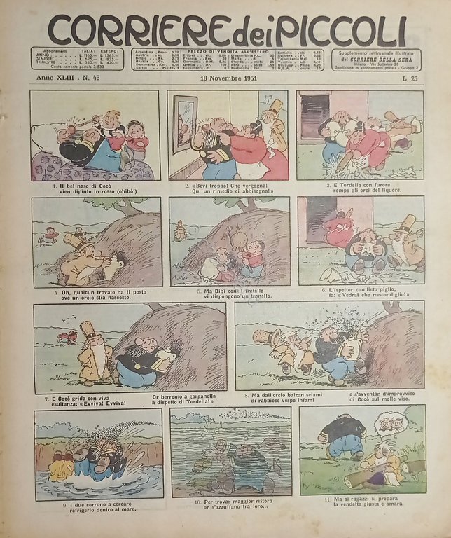 Libri Ragazzi - Corriere dei Piccoli N. 46 - 1951