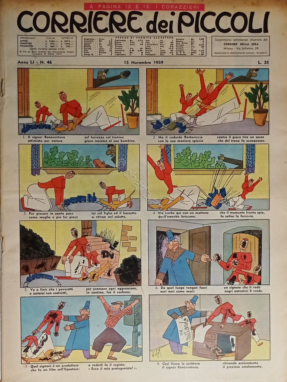 Libri Ragazzi - Corriere dei Piccoli N. 46 - 1959 …