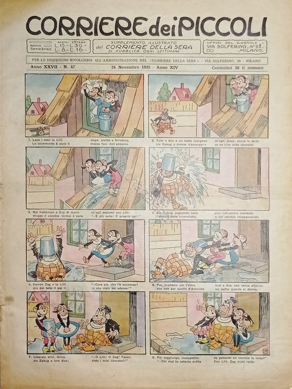 Libri Ragazzi - Corriere dei Piccoli N. 47 - 1935