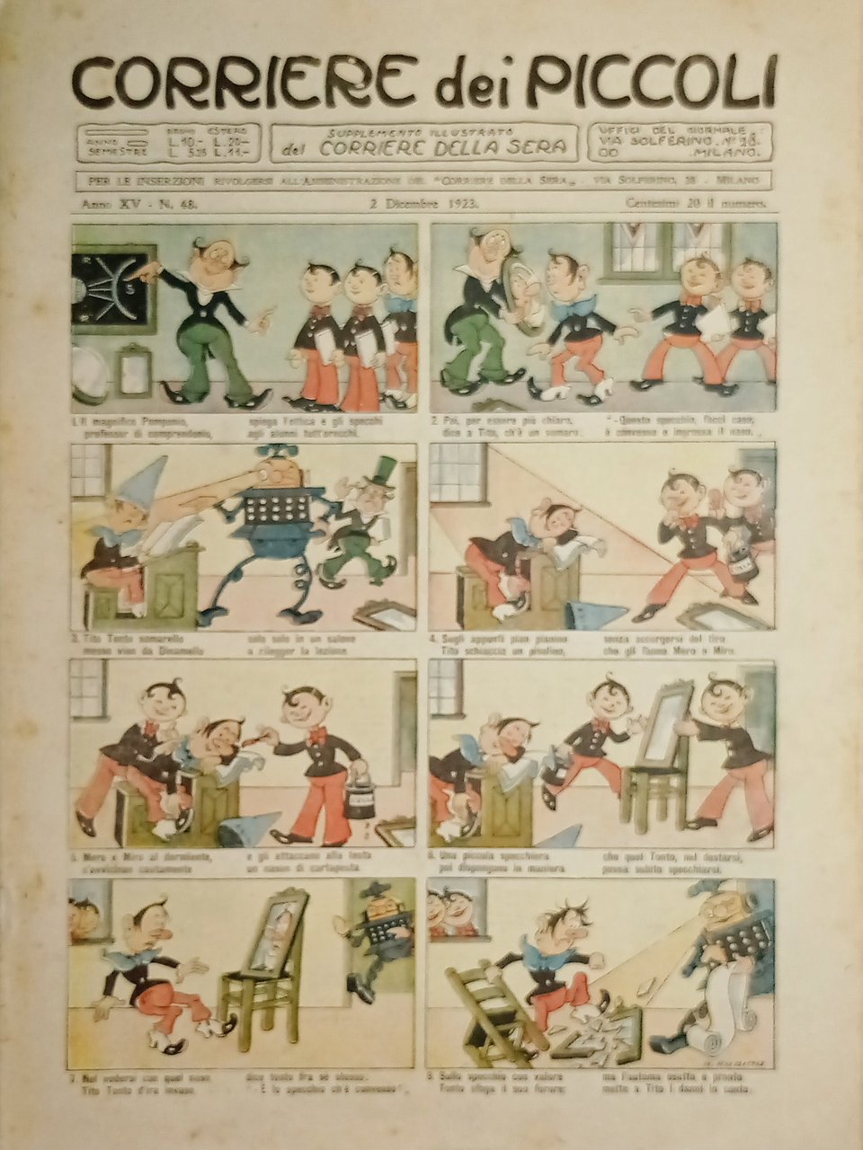 Libri Ragazzi - Corriere dei Piccoli N. 48 - 1923 …