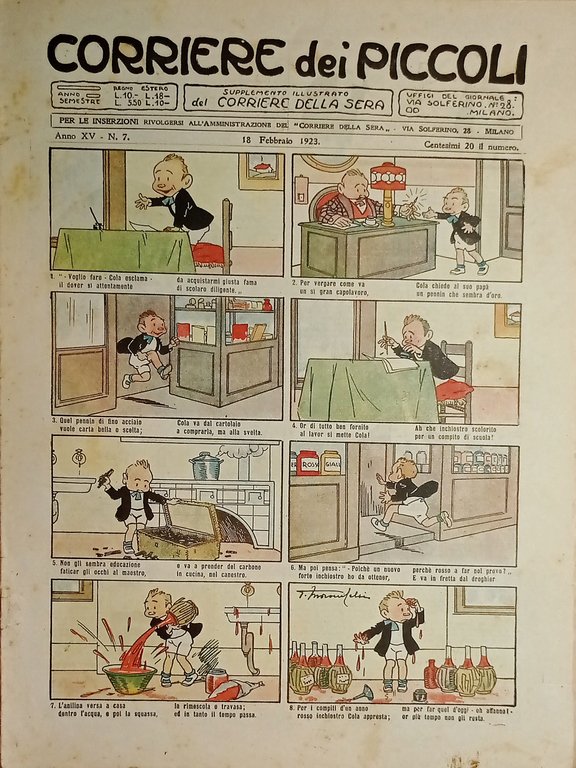 Libri Ragazzi - Corriere dei Piccoli N. 7 - 1923 … | Immagine Gallery 1