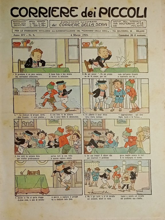 Libri Ragazzi - Corriere dei Piccoli N. 9 - 1923 …