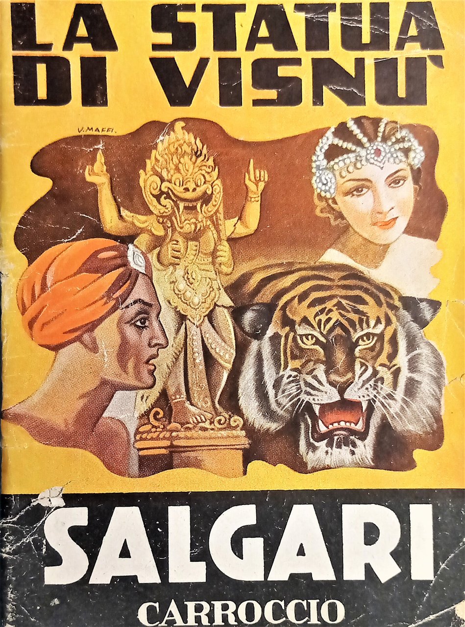 Libri Ragazzi - Emilio Salgari - La Statua di Visnù …