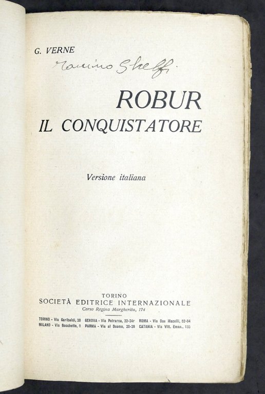 Libri ragazzi - Giulio Verne - Robur il conquistatore - …
