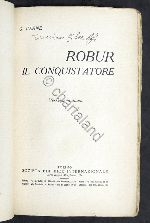 Libri ragazzi - Giulio Verne - Robur il conquistatore - …