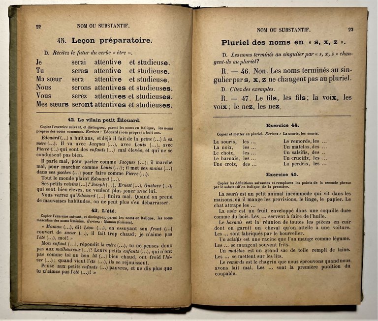 Libri Ragazzi - L'Année Préparatoire de Grammaire par MM. Larive … | Immagine Gallery 2