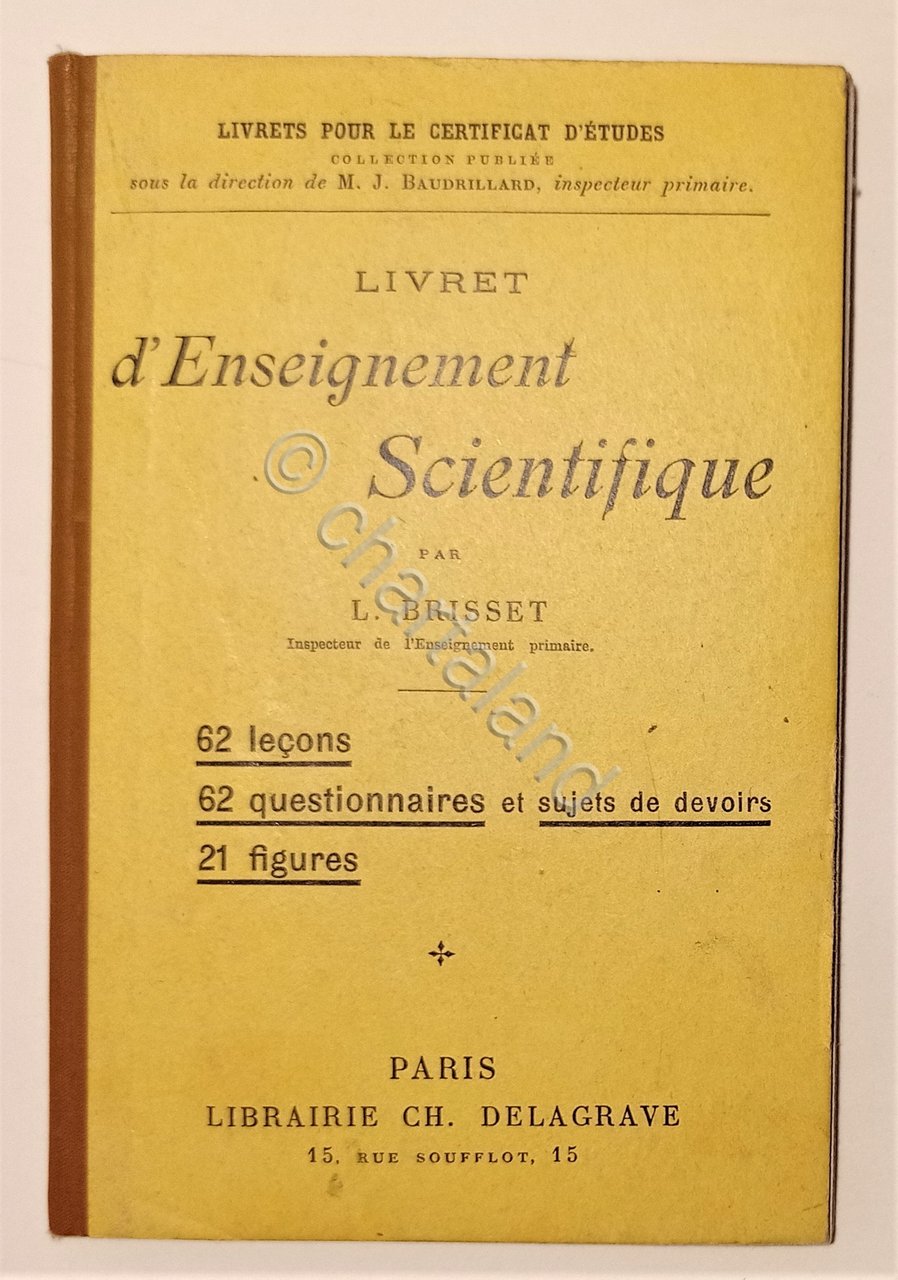 Libri Ragazzi - L. Brisset - Livret d'Enseignement Scientifique - …