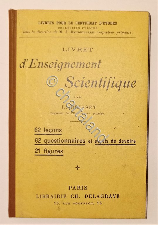 Libri Ragazzi - L. Brisset - Livret d'Enseignement Scientifique - …