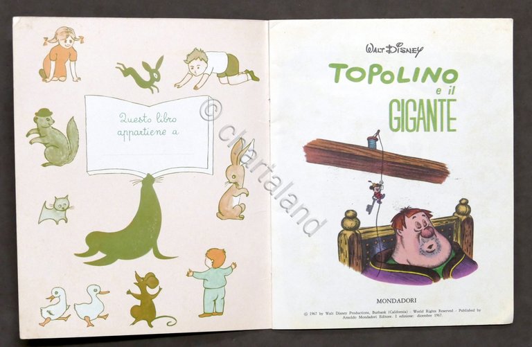 Libro d'Argento - Walt Disney - Topolino e il gigante …