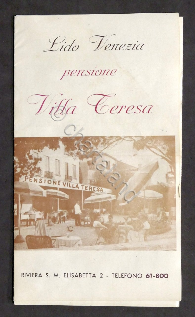 Lido Venezia - Brochure e listino Pensione Villa Teresa - … | Immagine principale