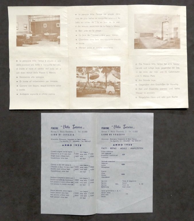 Lido Venezia - Brochure e listino Pensione Villa Teresa - … | Immagine Gallery 3