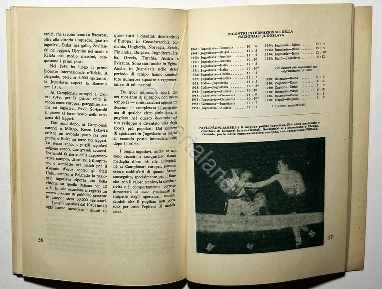 Lo Sport in Jugoslavia 1955 - ed. 1955