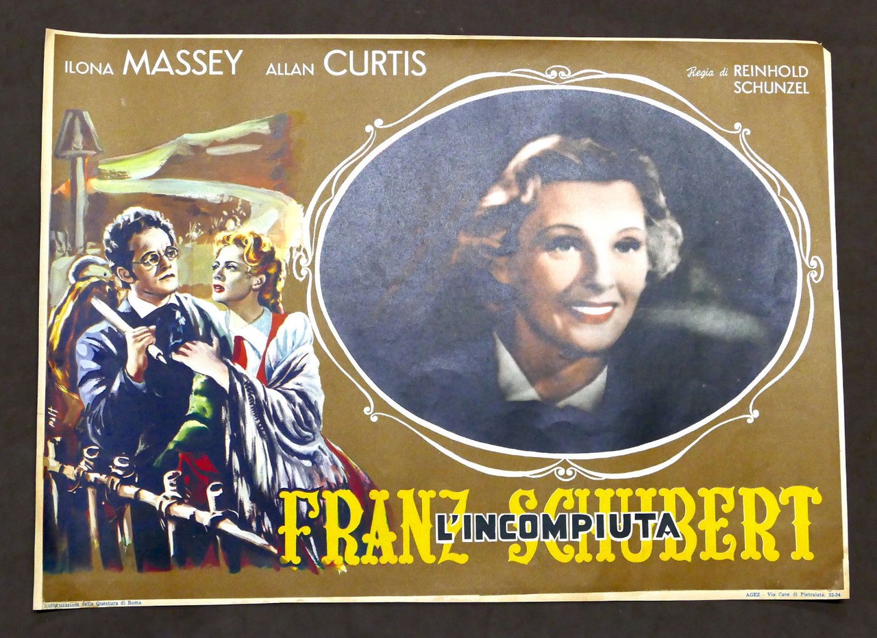 Locandina cinema - Film L'incompiuta - Alan Curtis e Ilona … | Immagine principale