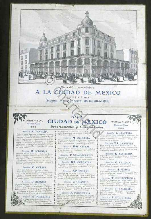 Locandina Grandi Magazzini - A La Ciudad de Mexico - …