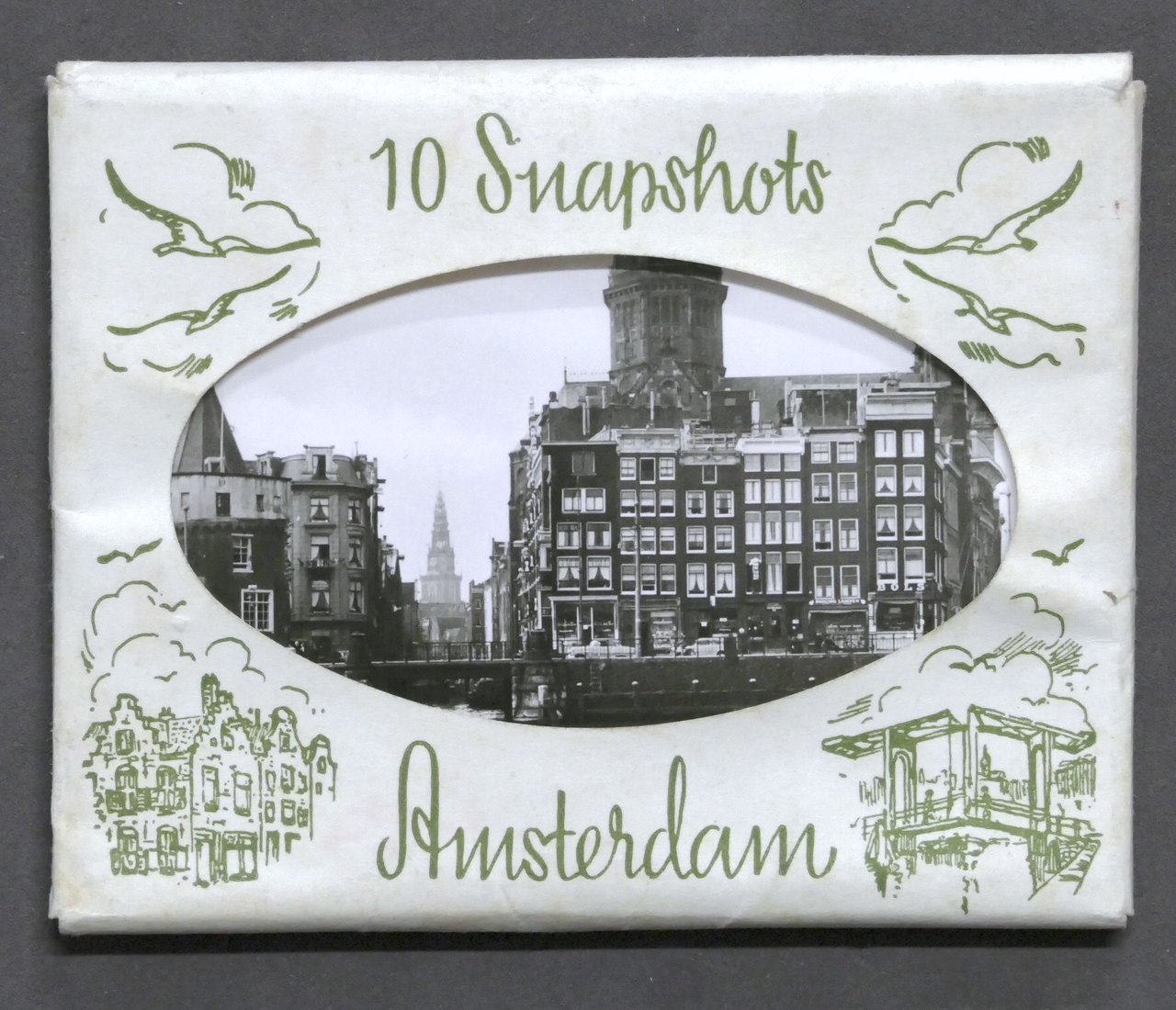 Lotto 10 fotografie vedute di Amsterdam - 10 Snapshots - …