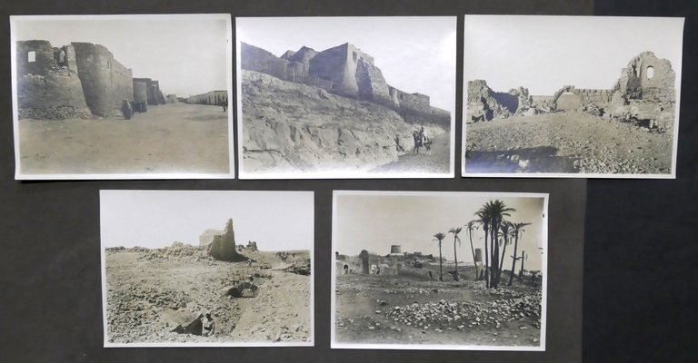 Lotto 12 fotografie antico castello - Sinanem - Tripolitania - …