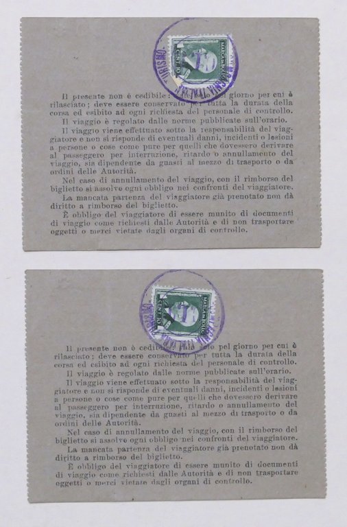 Lotto 2 biglietti Torino - Genova - Autoservizio Sadem - …