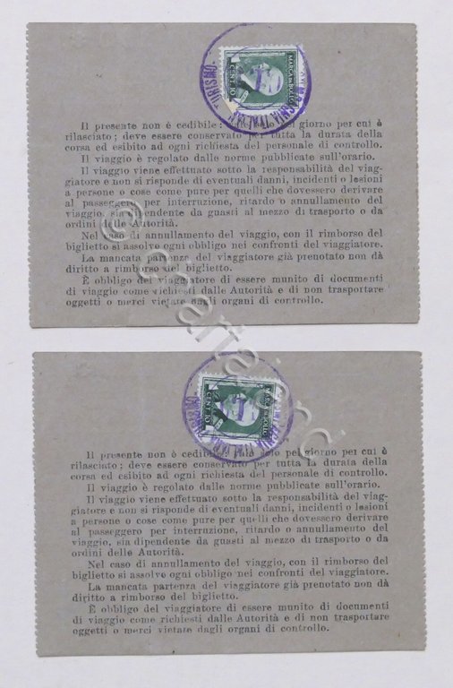 Lotto 2 biglietti Torino - Genova - Autoservizio Sadem - …