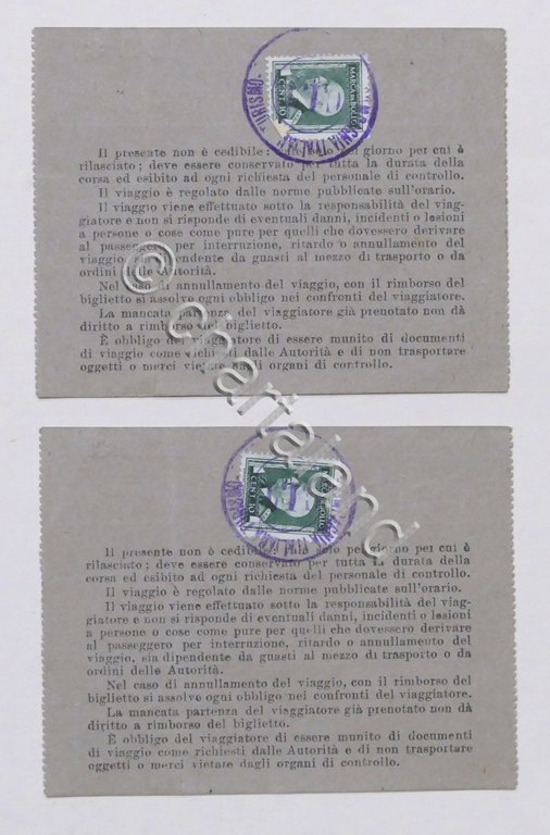 Lotto 2 biglietti Torino - Genova - Autoservizio Sadem - …