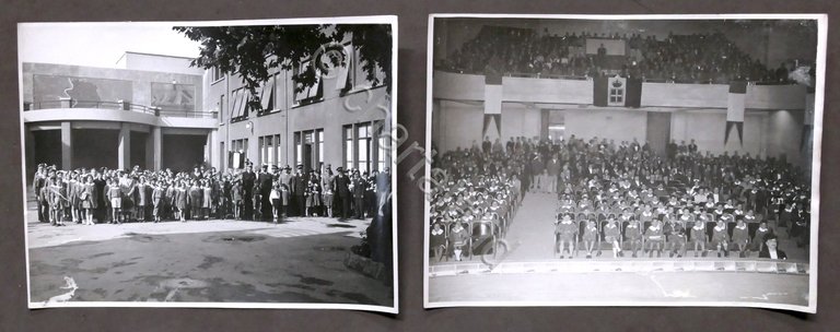 Lotto 2 fotografie Colonia Italiana di Marsiglia - anni '30