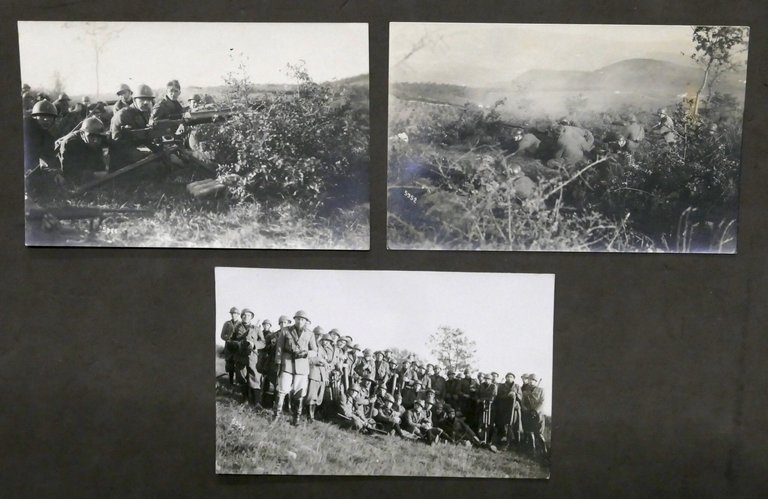 Lotto 3 Fotografie Esercito Italiano al fronte - Grecia / Albania - 1941