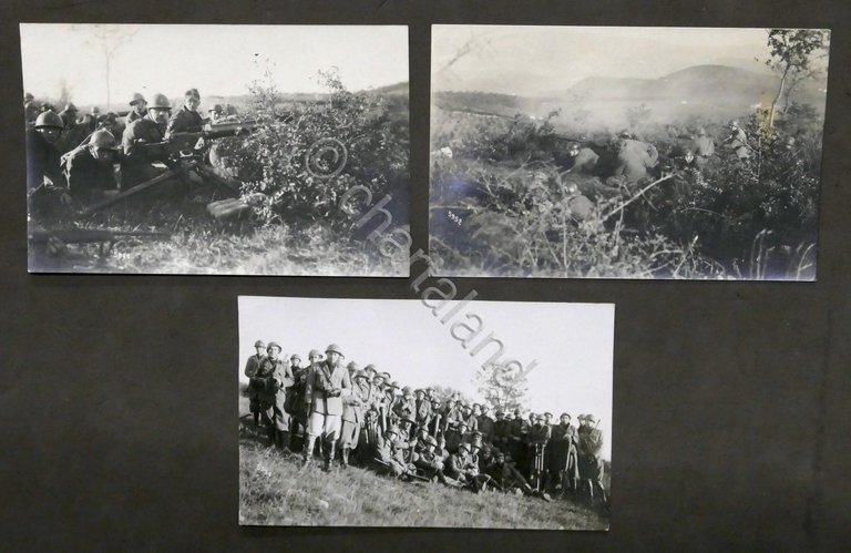 Lotto 3 Fotografie Esercito Italiano al fronte - Grecia / …